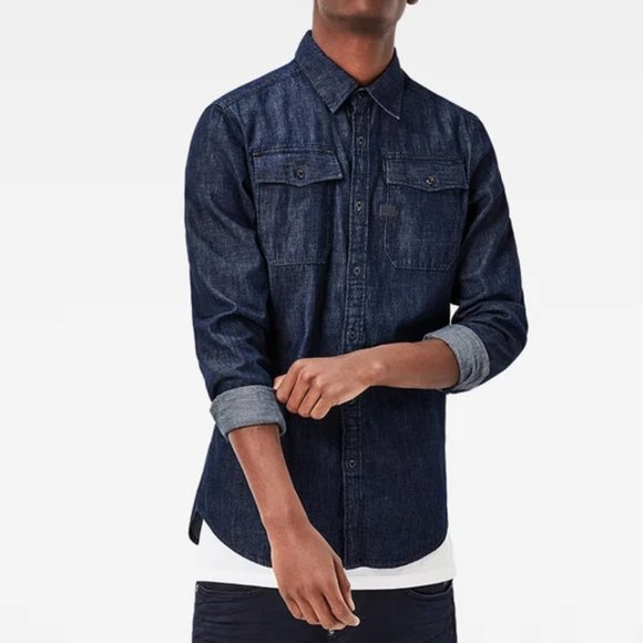 G-Star Other - NEW 🌟 G-STAR RAW LANDOH SLIM STRETCH DENIM SHIRT